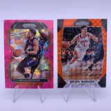 Devin Booker 2017 Mosaic Orange Prizm/Pink Cracked Ice Lot