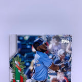 Randy Arozarena 2020 Topps Holiday RC Metallic Snowflake SP