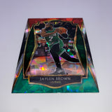 Jaylen Brown 2021 Select Red Green Ice/Silver Prizm Bundle