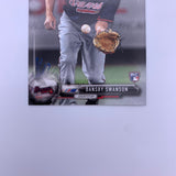 Dansby Swanson 2017 Bowman RC/2020 Topps Blue/Red Foil