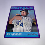 Alex Gordon 2010 Topps T-206 Piedmont Mini Framed Bat