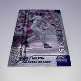 Todd Helton 2001 Fleer EX Wall of Fame