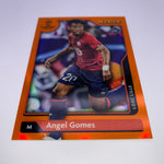 Angel Gomes 2022 Topps Merlin Orange Refractor #'d 02/25