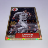 Jarren Duran 2022 Topps Chrome/Bowman Chrome RC Refractor Lot