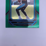 Matt Corral 2022 Panini Prizm RC Green Prizm