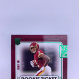 Dyami Brown 2021 Contenders Rookie Ticket Relic