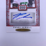 Penei Sewell 2021 Sage Premier Draft Red Rookie Auto