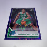 Grant Williams 2019-20 Optic Rated Rookie Purple Shock Prizm