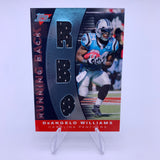 DeAngelo Williams 2007 Topps Skill Set Triple Relic #’d