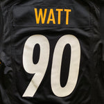 Men's Nike T.J. Watt Black Pittsburgh Steelers Game Player Jersey