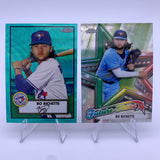 Bo Bichette 2021 Topps Chrome Anniversary Aqua Wave Refractor