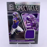 Justin Jefferson 2021 Spectra Sunday Spectacle Silver #’d 56/99