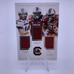 Clowney/Davis/Shaw 2015 National Treasures Triple Relic #’d 25/99