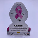 Tom Brady 2015 Crown Royale Pink Ribbon Die Cut