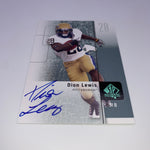 Dion Lewis Upper Deck SP Authentic RC Auto