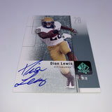 Dion Lewis Upper Deck SP Authentic RC Auto