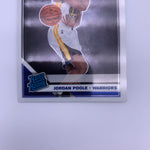 Jordan Poole 2019 Optic Rated Rookie + NBA Hoops Holiday RC