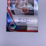 JaQuori McLaughlin 2021 Prizm DP Auto Red Prizm #’d 55/199