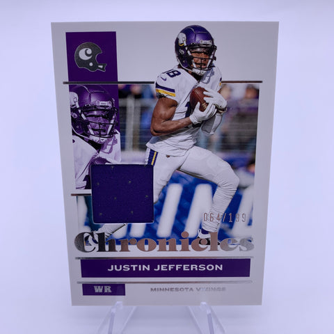 Justin Jefferson 2021 Chronicles Patch #’d 64/199