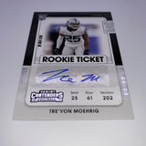 Tre’Von Moehrig 2021 Contenders Rookie Ticket Auto