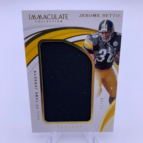 Jerome Bettis 2019 Immaculate Collection #’d 25/49