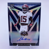 Xavier McKinney 2020 Leaf Valiant Rookie Auto #’d 1/25