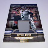 Russell Wilson 2019 Panini Playbook Fabled Fabric #’d 33/49