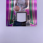 Jaylen Brown 2020 Select Selective Swatches Purple Prizm #’d 33/49