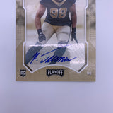 Payton Turner 2021 Playoff Red Zone RC Auto