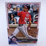 Juan Soto 2018 Topps Holiday Bowman RC