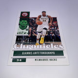 Giannis Antetokoumpo 2021 Chronicles Red #’d 79/149