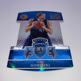 Dirk Nowitzki 2016 Excalibur Coat to Arms Blue Die Cut