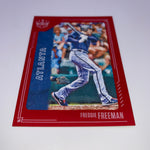 Freddie Freeman 2021 Topps Green Ice #’d 63/499