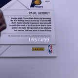 Paul George 2010 Prestige Prestigious Picks RC Relic #’d 165/499