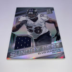 Elvis Dumervil 2015 Spectra Sunday Best Relic Silver Prizm #’d 108/199