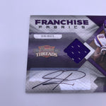 Sidney Rice Panini Franchise Fabrics Auto #’d 10/10