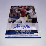 Treylon Burks 2022 Leaf Pro Set Rookie Autograph