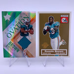 Ronnie Brown 2007 Leaf Rookies & Stars Standing Ovation Relic #’d 230/250