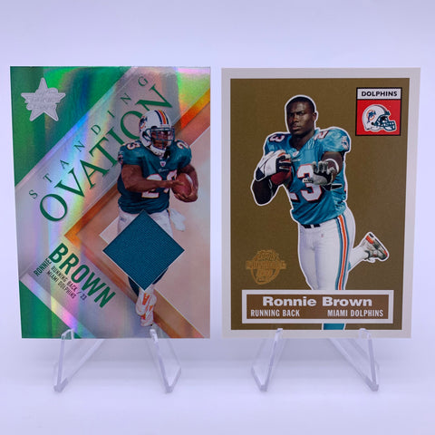 Ronnie Brown 2007 Leaf Rookies & Stars Standing Ovation Relic #’d 230/250