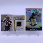 Joe Horn 2006 UD Rookie Debut Star Materials/Refractor Lot