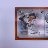 Royce Lewis 2022 Bowman Platinum Minted in Merit Orange #’d 08/25