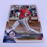 Juan Soto 2018 Topps Holiday Bowman RC