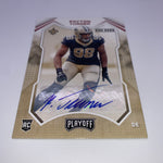 Payton Turner 2021 Playoff Red Zone RC Auto