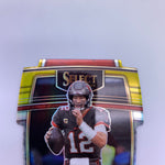 Tom Brady 2021 Select Red Yellow Die Cut Bundle