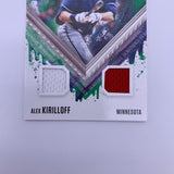 Alex Kirilloff 2021 Diamond Kings Rookie Materials Dual Relic