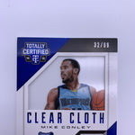 Mike Conley 2014 Totally Certified Clear Cloth #’d 32/99