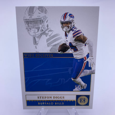 Stefon Diggs 2021 Panini Encased #’d 09/10