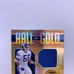 Lawrence Taylor 2020 Gold Standard Hall of Gold Relic #’d 98/199