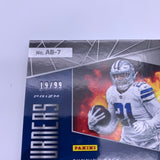 Ezekiel Elliott 2019 Spectra Afterburners Blue Disco Prizm #’d 19/99