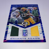 Davante Adams 2016 Donruss Elite Elite Coverage Dual Relic